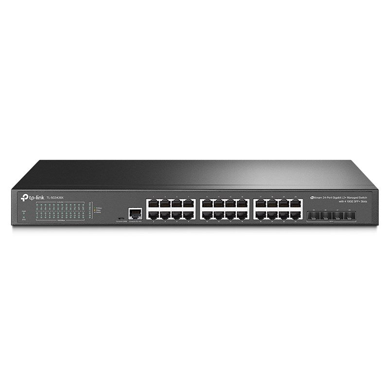 TP-Link TL-SG3428X JetStream 24-Port Gigabit L2+ Managed Switch w/ 4 SFP+ Slots(TL-SG3428X) - 1