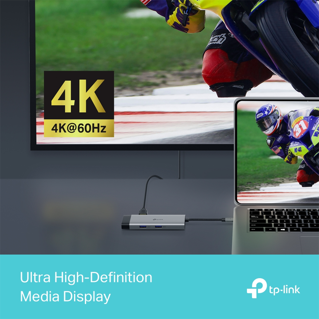 TP-Link UH6120C USB Type-C 6-Port Hub(UH6120C) - 7
