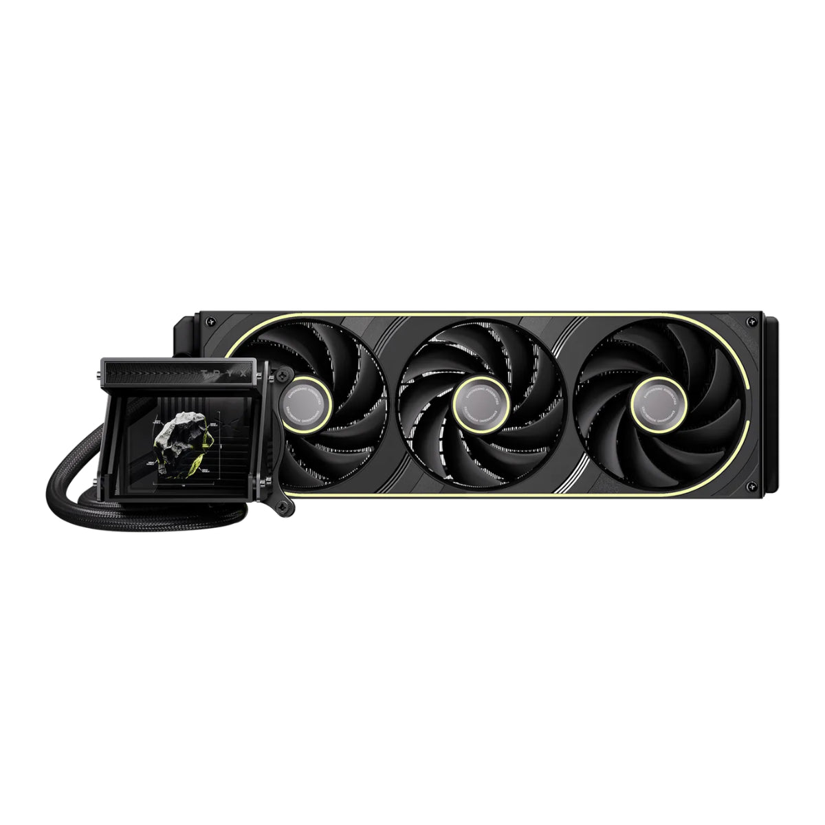 TRYX HOLO ARGB 360mm AIO Liquid Cooler - Black(L-H360A-DM3M-G0K) - 3