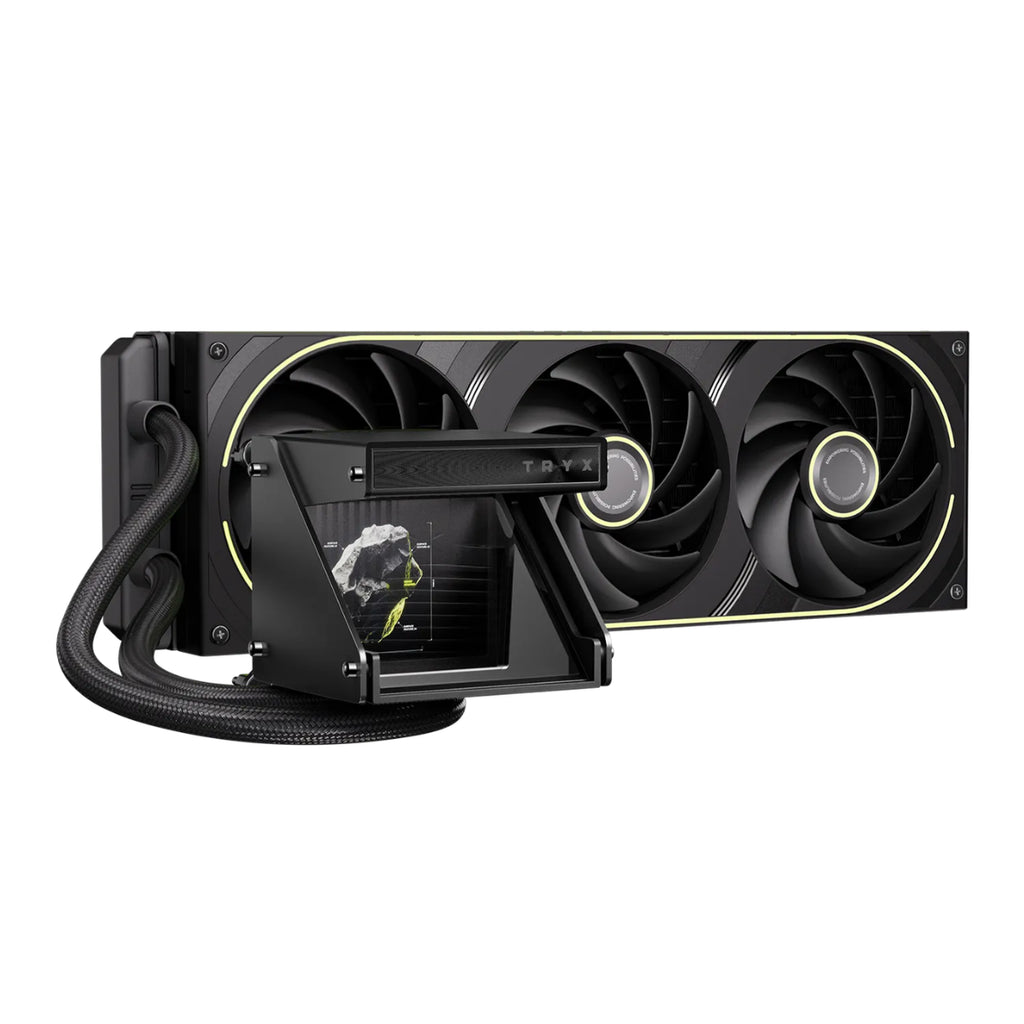 TRYX HOLO ARGB 360mm AIO Liquid Cooler - Black(L-H360A-DM3M-G0K) - 2