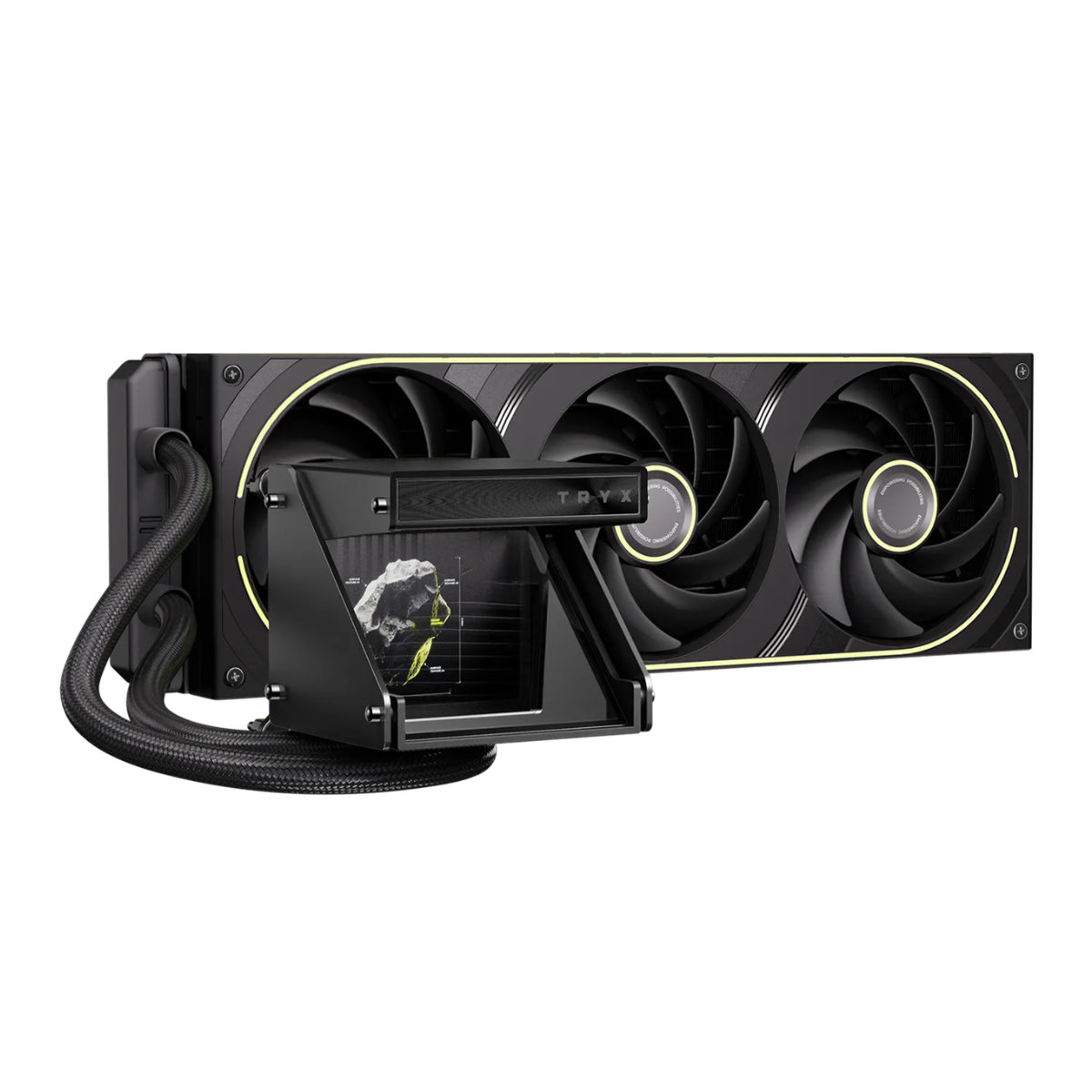 TRYX HOLO ARGB 360mm AIO Liquid Cooler - Black(L-H360A-DM3M-G0K) - 2
