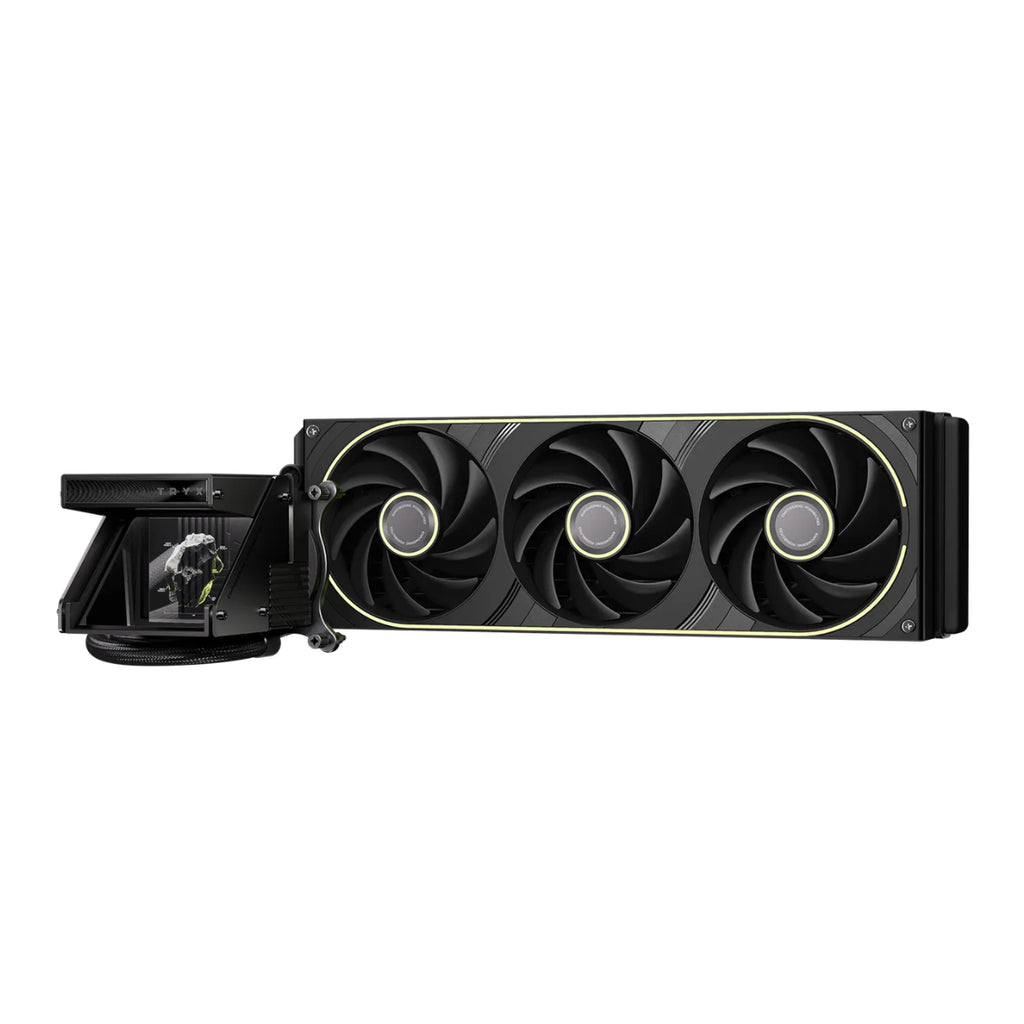 TRYX HOLO ARGB 360mm AIO Liquid Cooler - Black(L-H360A-DM3M-G0K) - 1