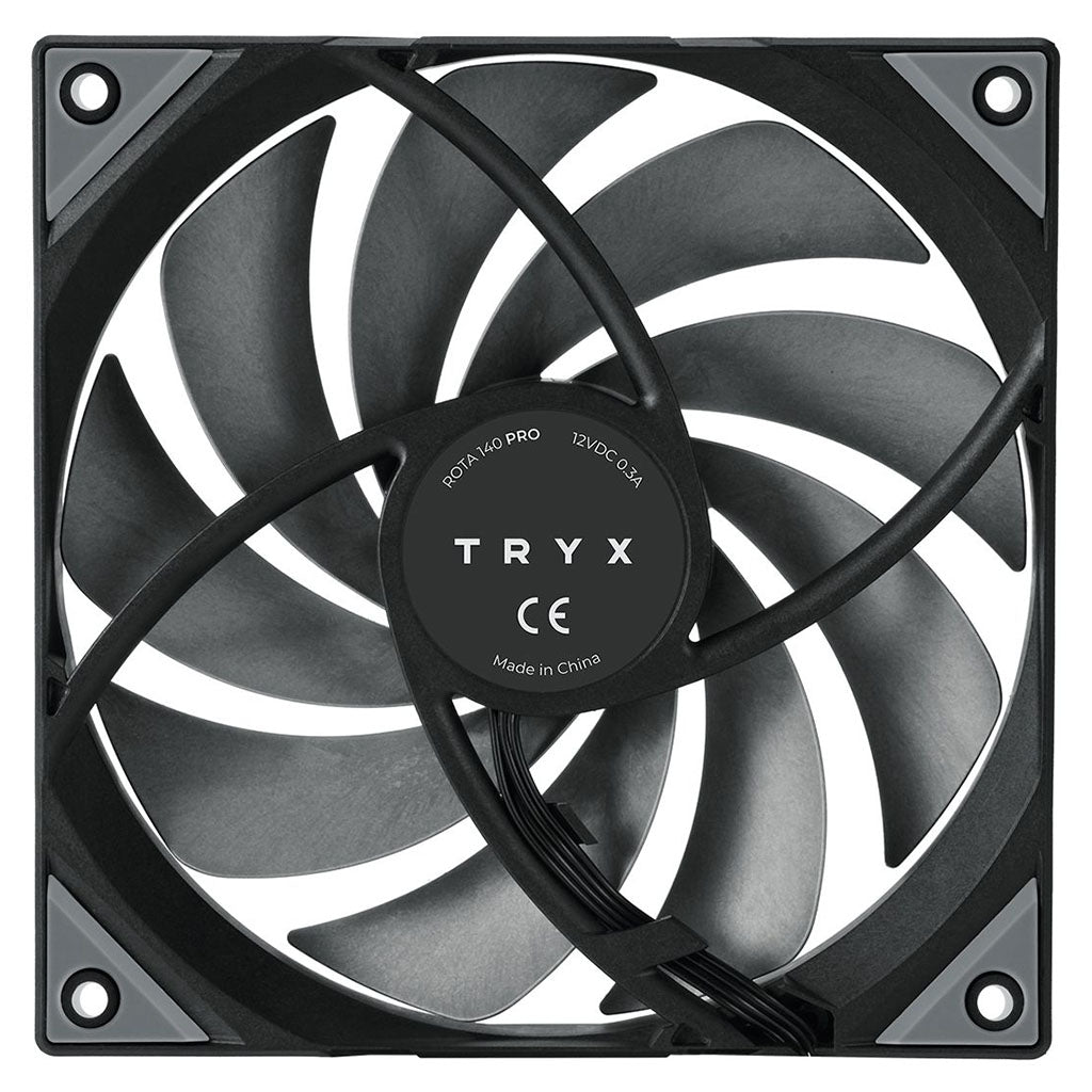 TRYX ROTA Pro 140mm Performance PWM Fan - Black(F-R140P-NN1M-G0K) - 4