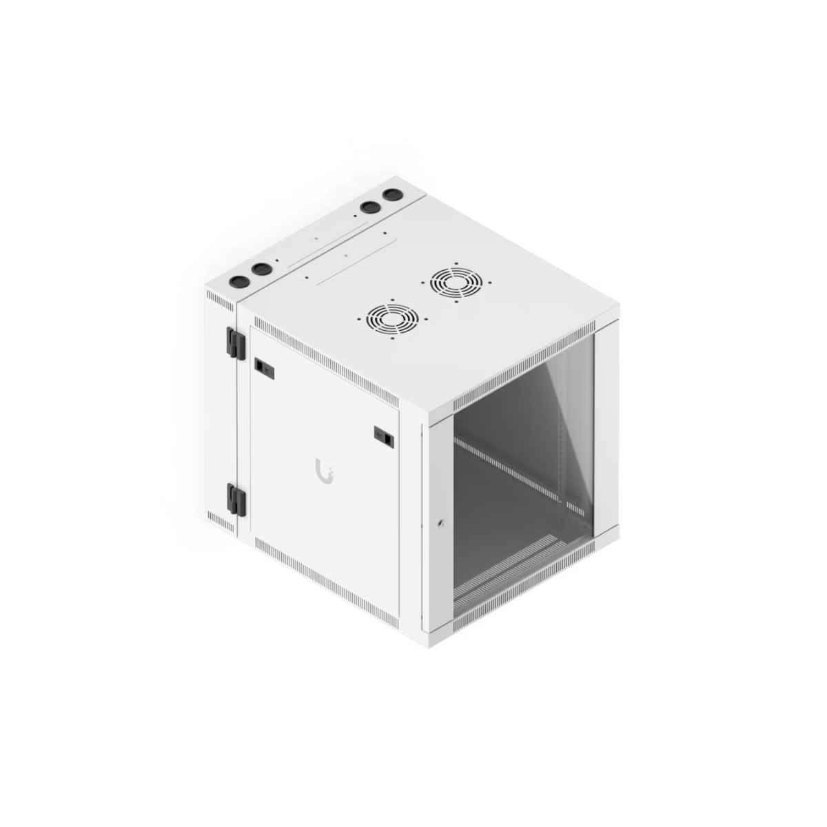 Ubiquiti 12U Fully Assembled Tempered Glass Wall-Mount Rack Cabinet(UACC-Rack-12U-Wall-SW-G) - 3