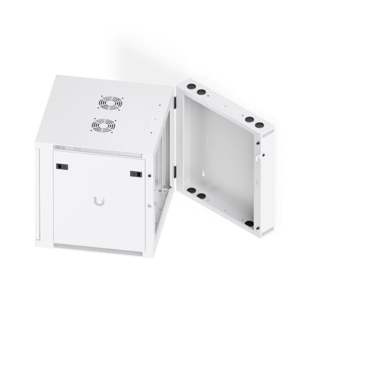 Ubiquiti 12U Fully Assembled Tempered Glass Wall-Mount Rack Cabinet(UACC-Rack-12U-Wall-SW-G) - 10