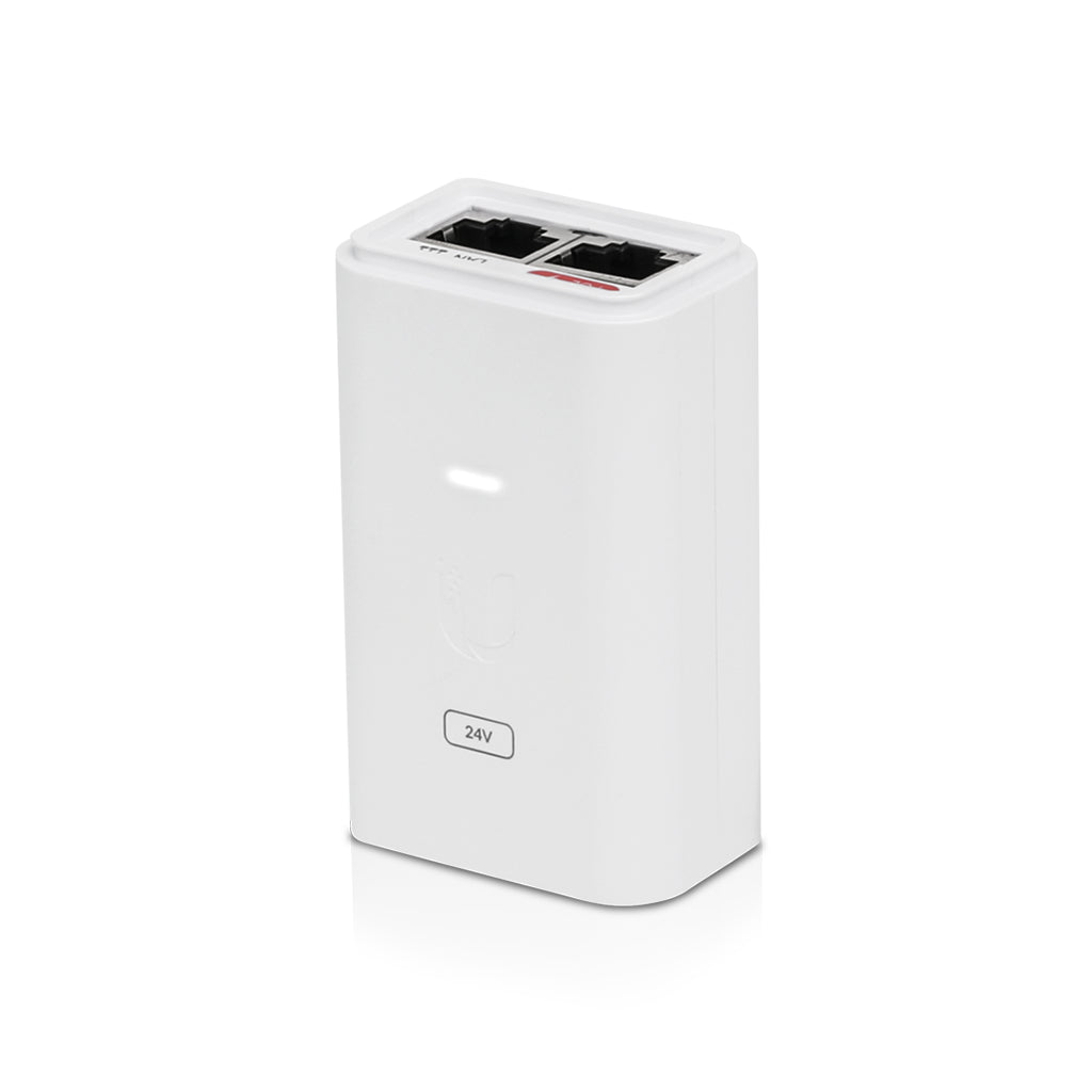 Ubiquiti 24V PoE Adapter - White(POE-24-24W-G-WH) - 1