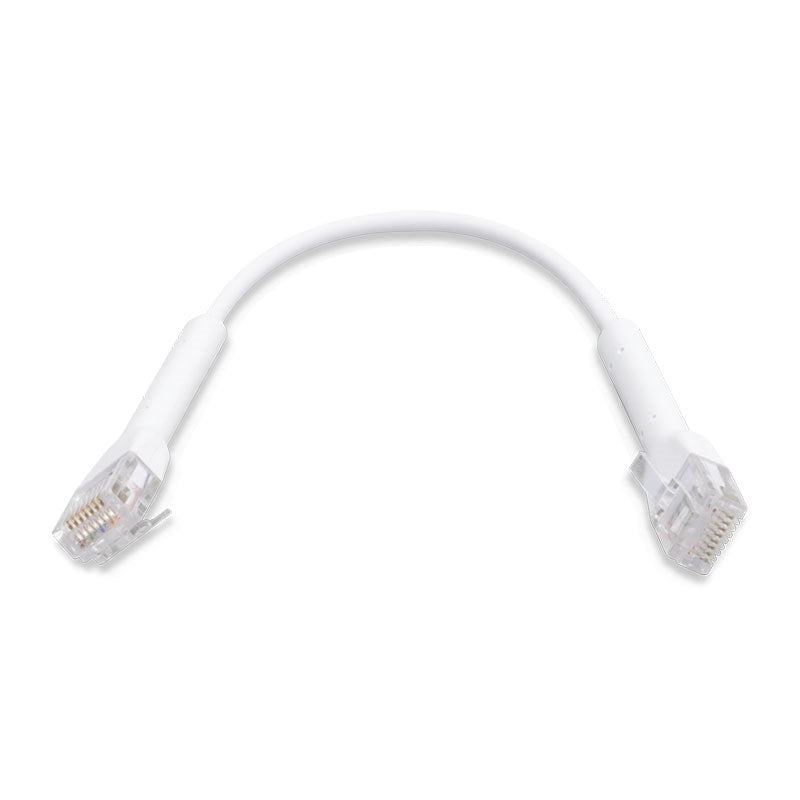 Ubiquiti Networks UniFi 22cm CAT6 Bendable Ends Ethernet Patch Cable - White(U-Cable-PATCH-RJ45) - 2