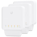 Ubiquiti Networks USW-Flex 5-Port Layer 2 Gigabit Switch w/ PoE Support - 3 Pack(USW-Flex-3) - 1