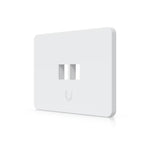 Ubiquiti Universal Paintable Keystone Wall Plate Horizontal 2 Port - 4 Pack(UACC-WP-KEYSTONE-H-2P) - 3