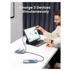 Ugreen 15086 10000mAh Magnetic Wireless Power Bank - Space Grey(15086) - 6