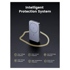 Ugreen 15086 10000mAh Magnetic Wireless Power Bank - Space Grey(15086) - 8