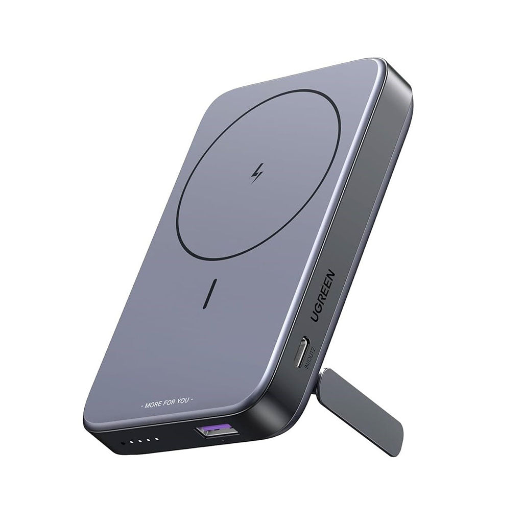 Ugreen 15086 10000mAh Magnetic Wireless Power Bank - Space Grey(15086) - 1