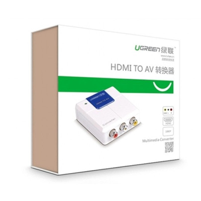 Ugreen 40223 HDMI to Composite AV Converter - White(40223) - 4