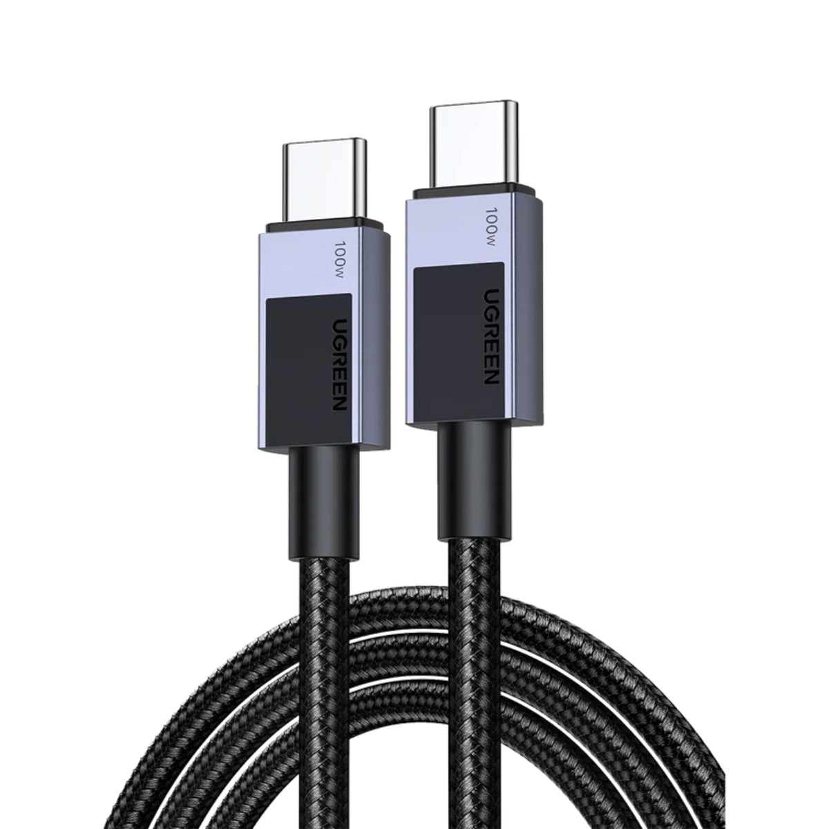 UGREEN 45063 1m 100W USB-C to USB-C Cable - Gray(45063) - 1