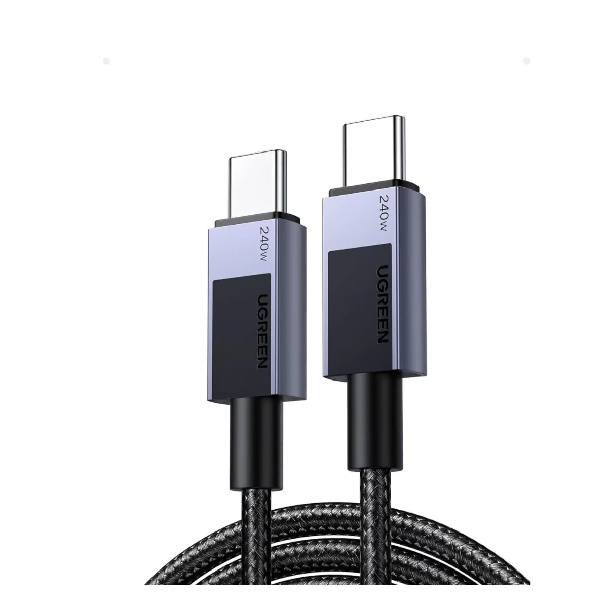 UGREEN 45067 1m 240W USB-C to USB-C Cable - Gray(45067) - 1
