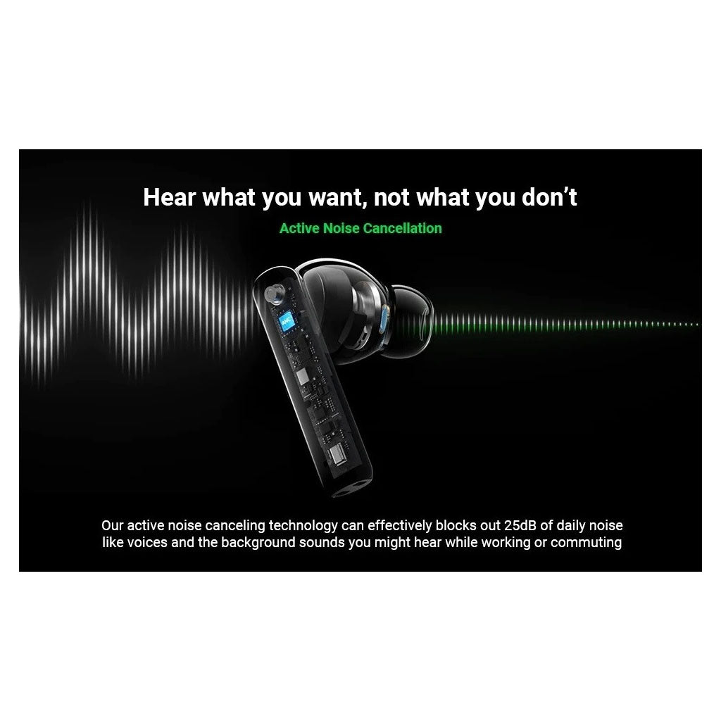 Ugreen 90206 HiTune T3 Active Noise-Cancelling Wireless Earbuds - White(90206) - 8