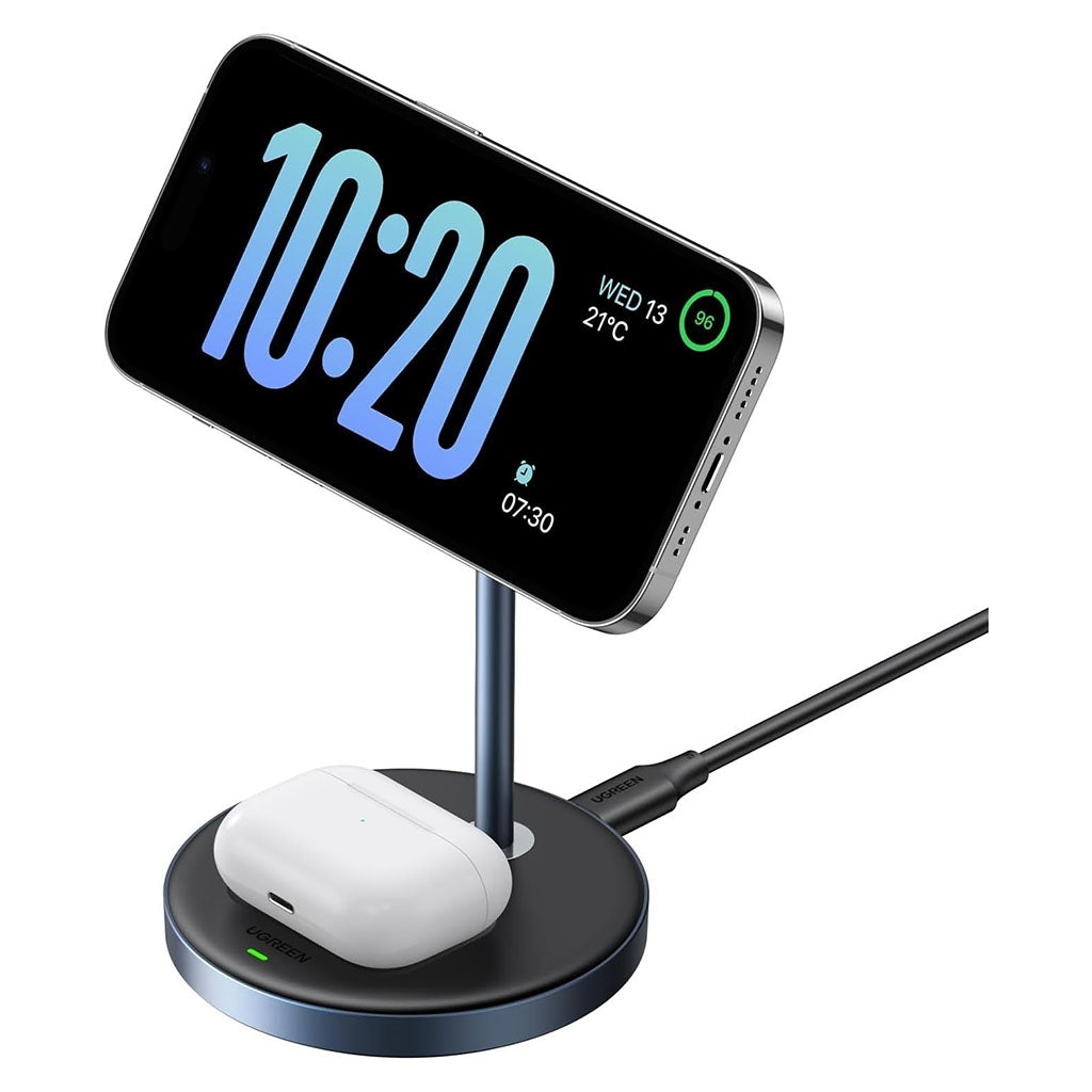 Ugreen 90668 2-in-1 Magnetic Wireless Charging Station(90668) - 2
