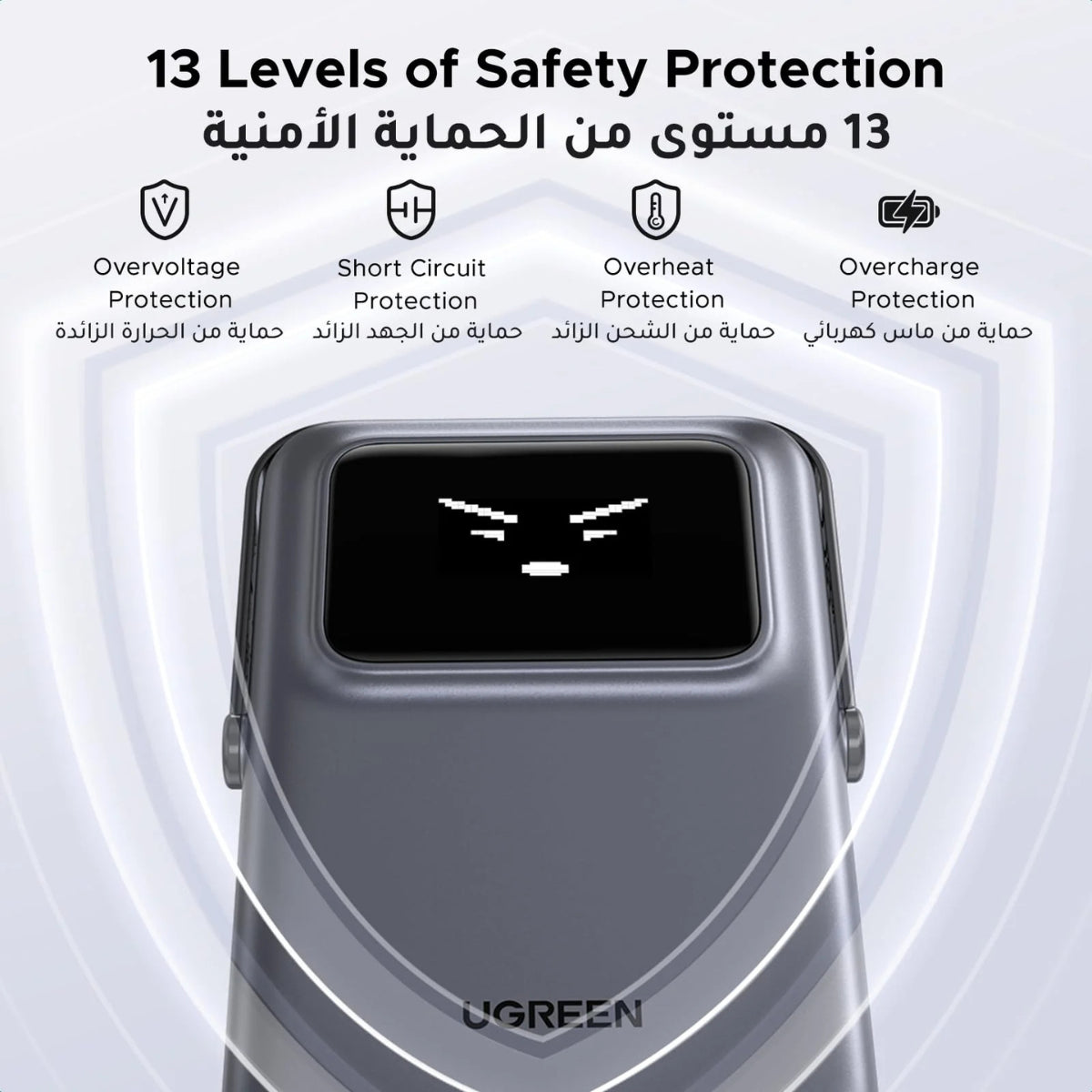 UGREEN Uno 10000mAh Qi2 15W Wireless USB-C Power Bank - Gray(45329) - 3