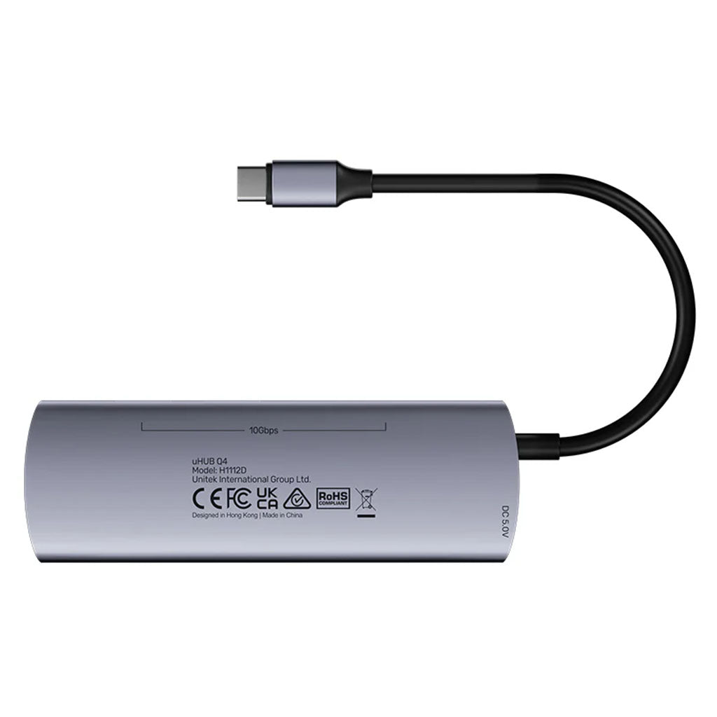 Unitek uHUB Q4 4-in-1 10Gbps USB-C Hub(H1112DGY01) - 5