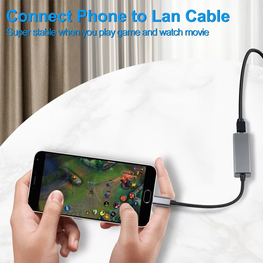 Adesso USB-C to Ethernet Network Adapter(AUH-5000) - 3