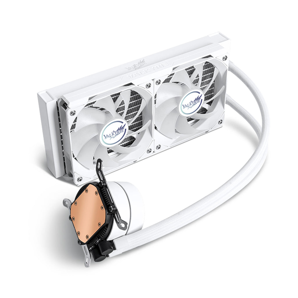 Valkyrie A240 AIO Liquid CPU Cooler - White(COOLVKA240W) - 2