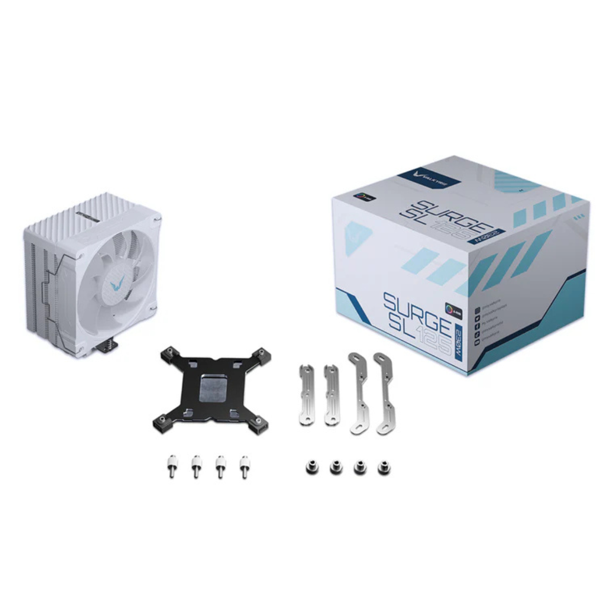 Valkyrie Surge SL125 CPU Air Cooler - White(Surge SL125 WH) - 3