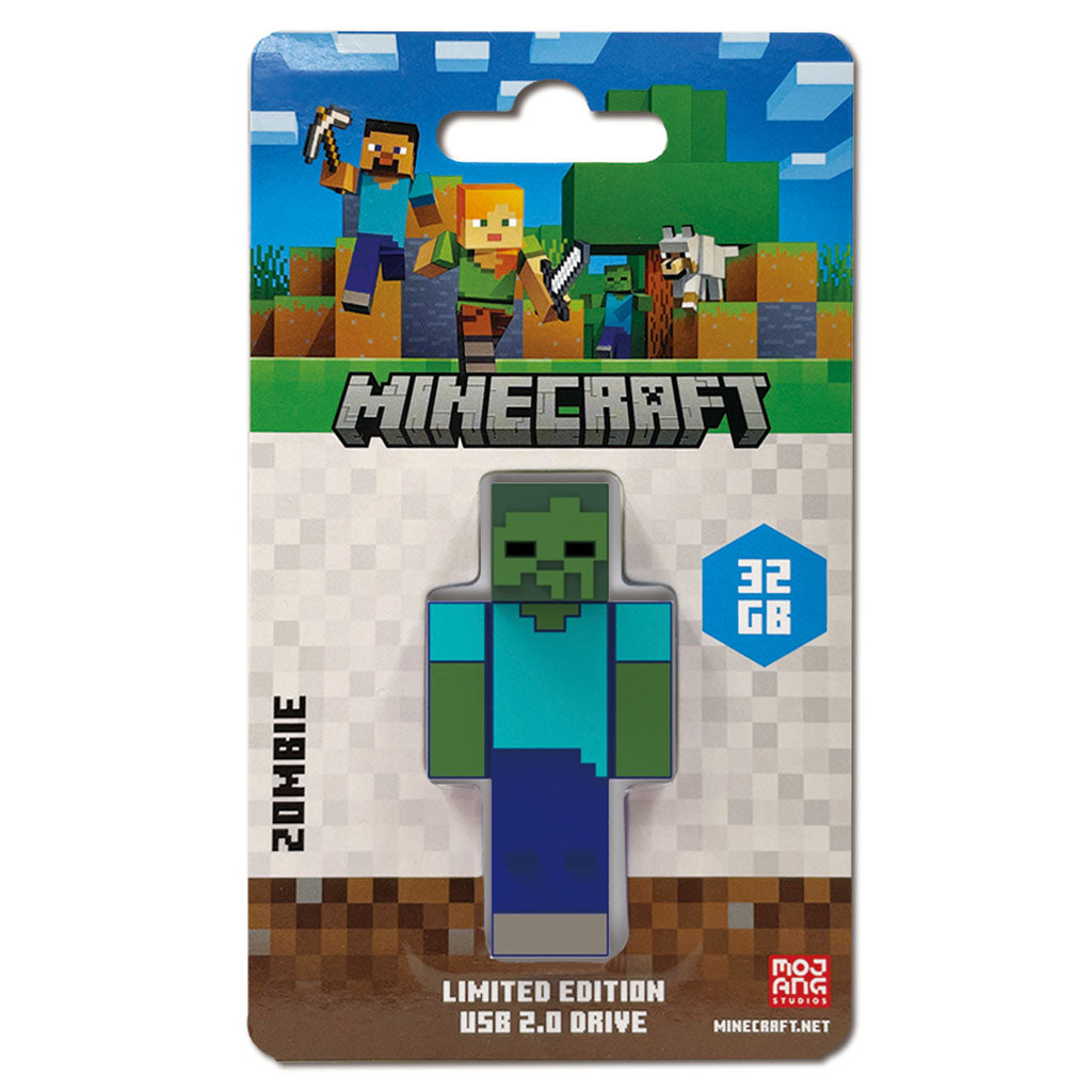 Verbatim 32GB Minecraft Collectors Edition USB Flash Drive - Zombie(66981) - 2
