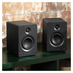 Victrola Automatic Turntable + Victrola Tempo Bookshelf Speakers Bundle - Black(VPT-800-BLK-BUN) - 4