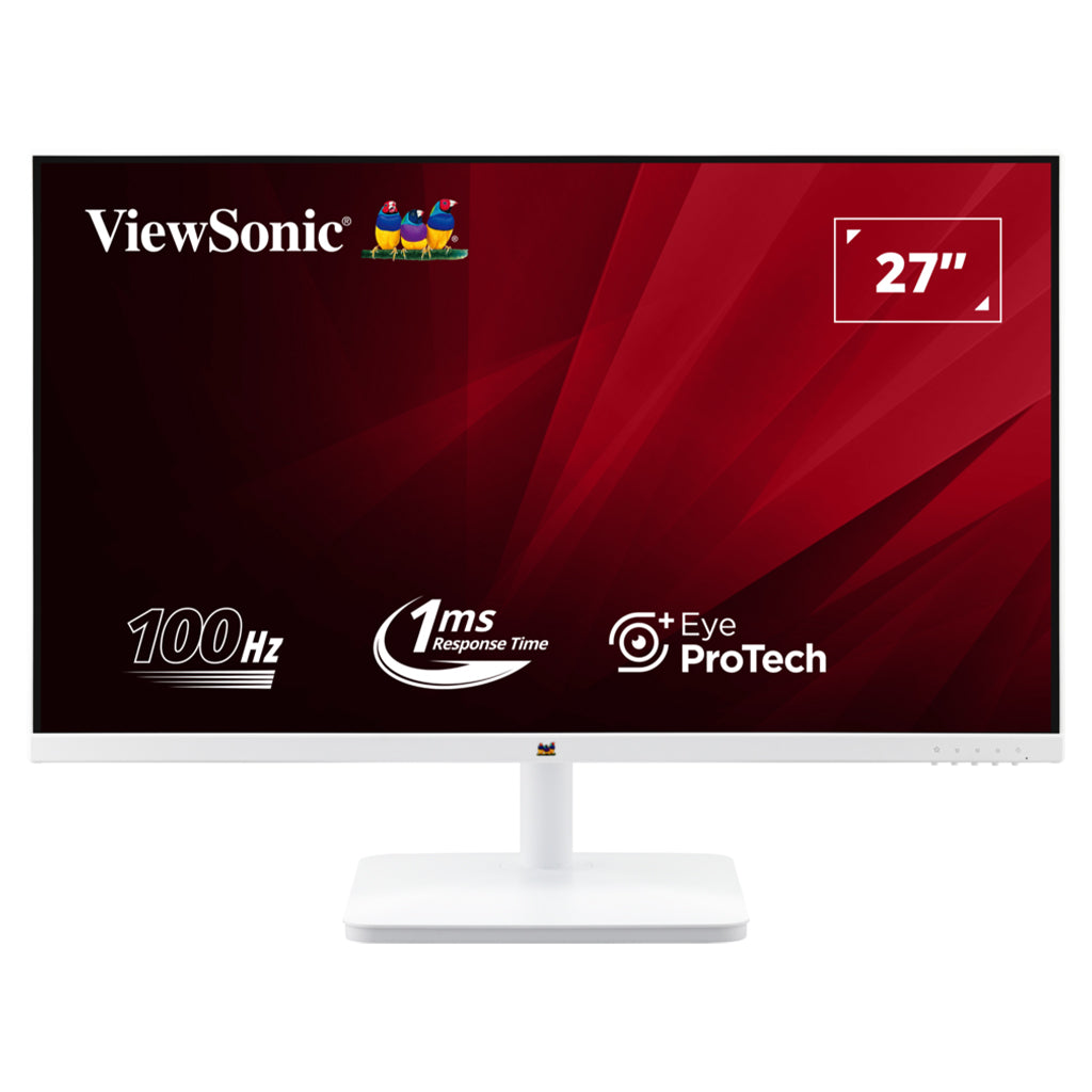 ViewSonic VA2732-H-W 27" 100Hz Full HD 1ms Frameless IPS Monitor - White(VA2732-H-W) - 1