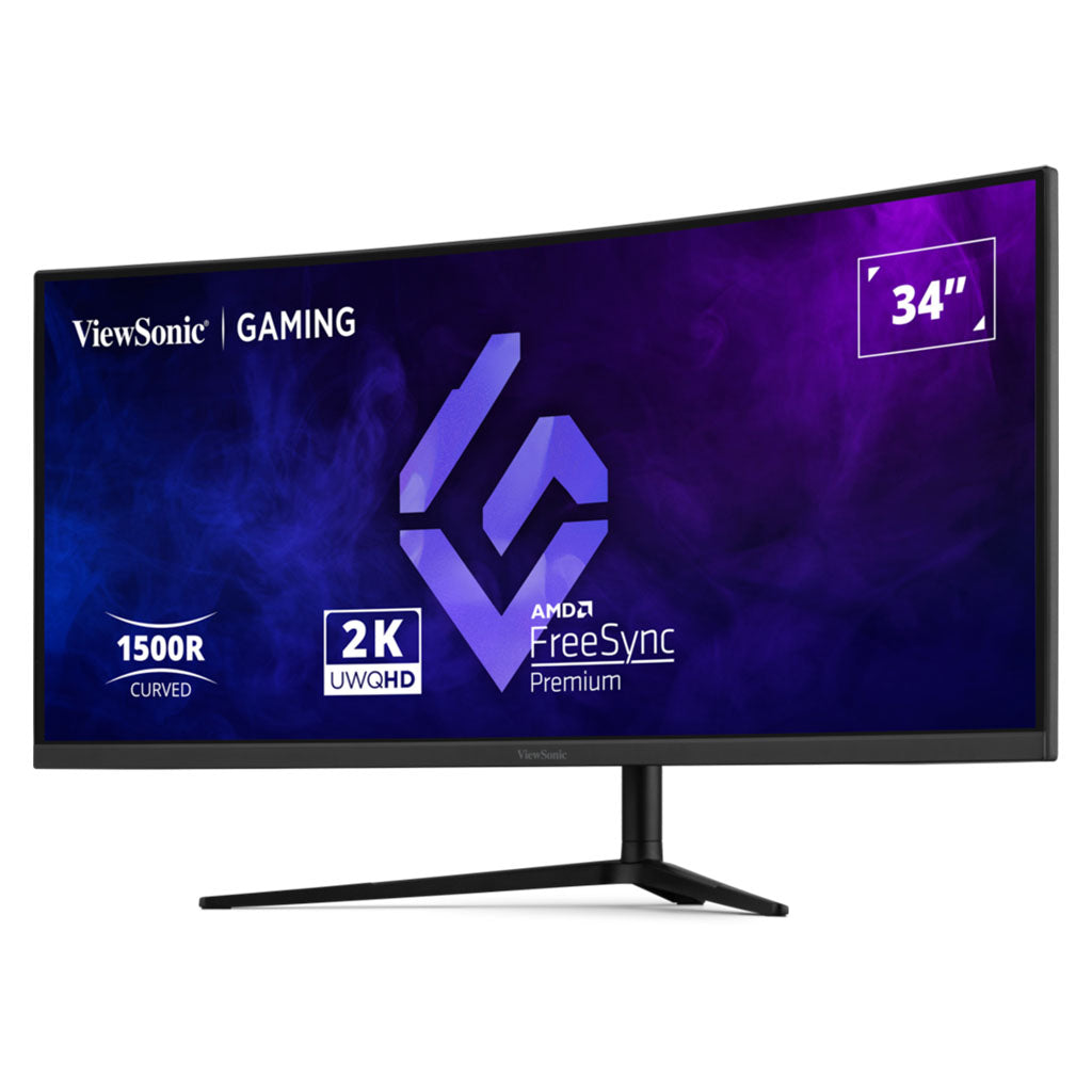 ViewSonic VX3418C-2K 34" 180Hz 2K UWQHD 1ms HDR10 Adaptive Sync VA Curved Gaming Monitor(VX3418C-2K) - 3