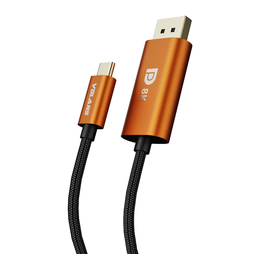 Volans VL-CD81 Ultra 8K USB-C to DisplayPort Cable V1.4 (1M)(VL-CD81) - 1