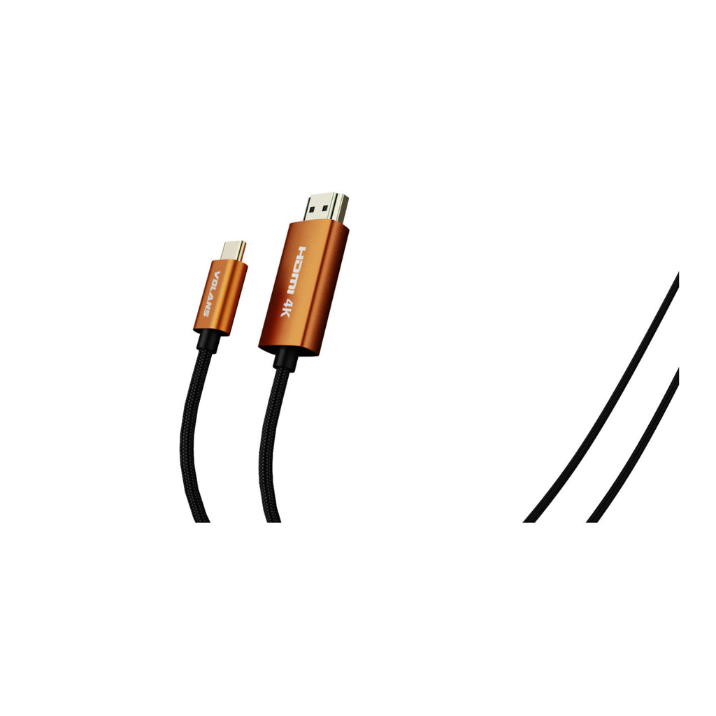 Volans VL-CH42 2M Ultra 4K USB-C to HDMI V2.0 Male to Male Cable(VL-CH42) - 4
