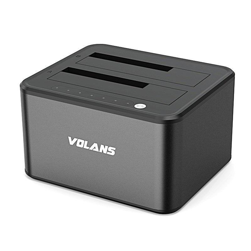 Volans VL-DS30S Dual Bay USB 3.0 Aluminium Docking Station(VL-DS30S) - 1