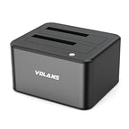 Volans VL-DS30S Dual Bay USB 3.0 Aluminium Docking Station(VL-DS30S) - 1