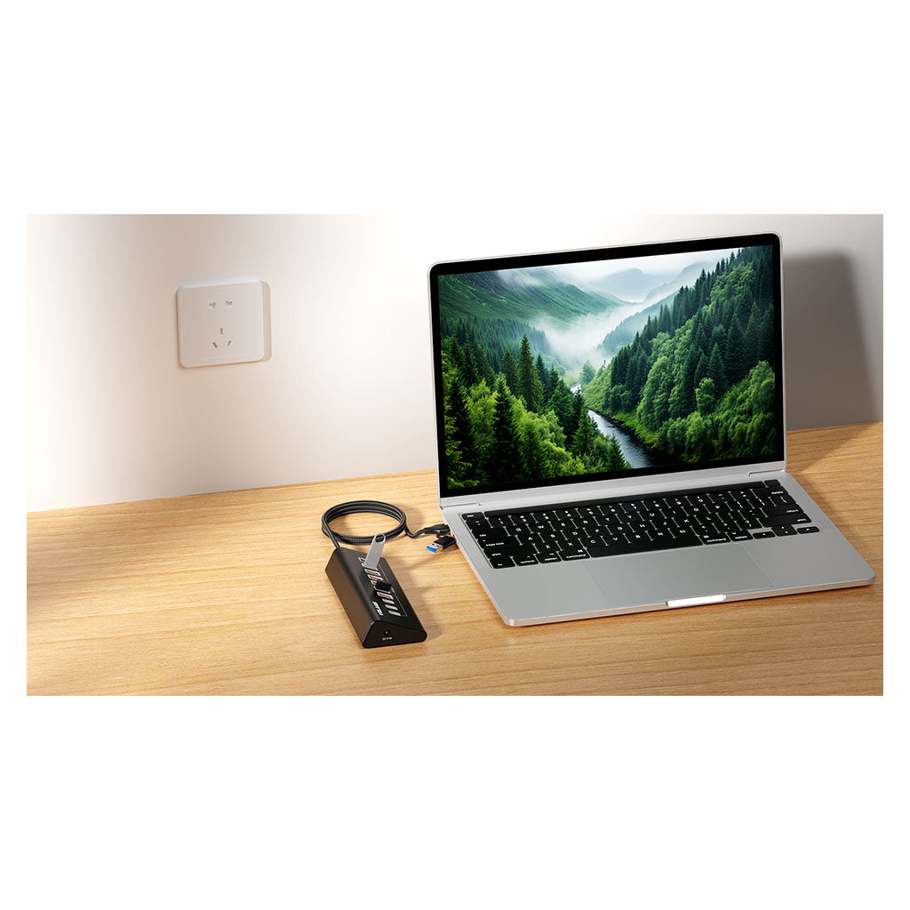 VOLANS VL-HB10C Aluminum 10 Ports USB 3.2 Gen2 Hub(VL-HB10C) - 6