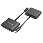 VOLANS VL-UC2DP-S Aluminium 4K USB-C to Dual DisplayPort Adapter with MST Dual Monitor(VL-UC2DP-S) - 4