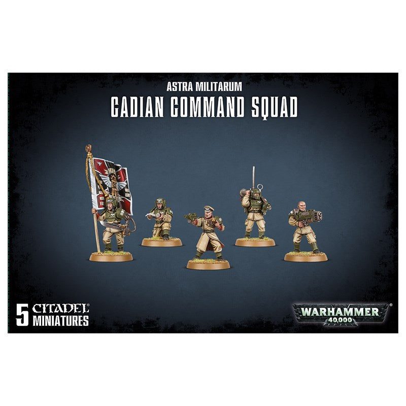 47-09 Warhammer 40K - Astra Militarum Cadian Command Squad(99120105102) - 2