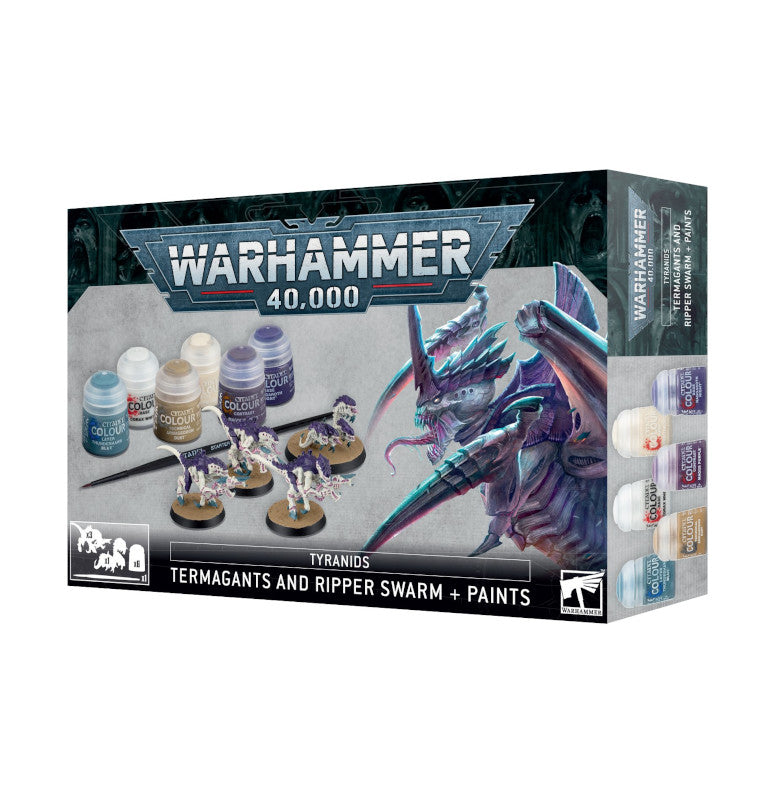 60-13 Warhammer 40K: Termigants & Ripper Swarm + Paint Set(52170106001 ) - 1