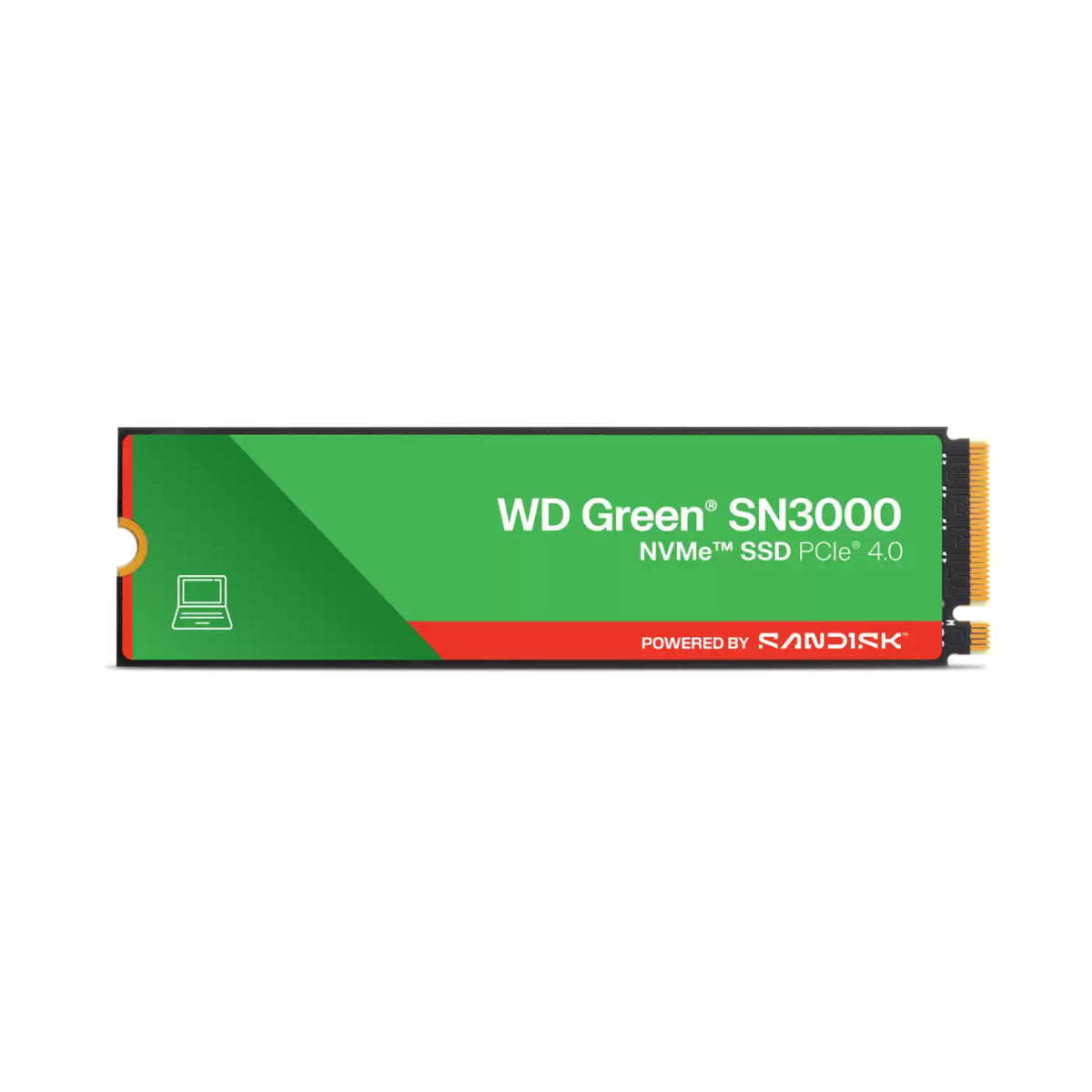WD Green SN3000 2TB PCIe Gen 4 M.2 2280 NVMe SSD - WDS200T5G0E-00CPS0(WDS200T5G0E-00CPS0) - 1