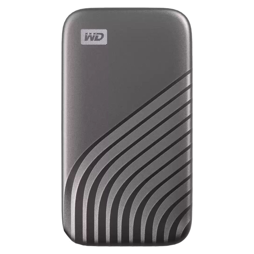 WD My Passport Portable 2TB USB 3.2 External SSD - Grey(WDBAGF0020BGY-WESN) - 1