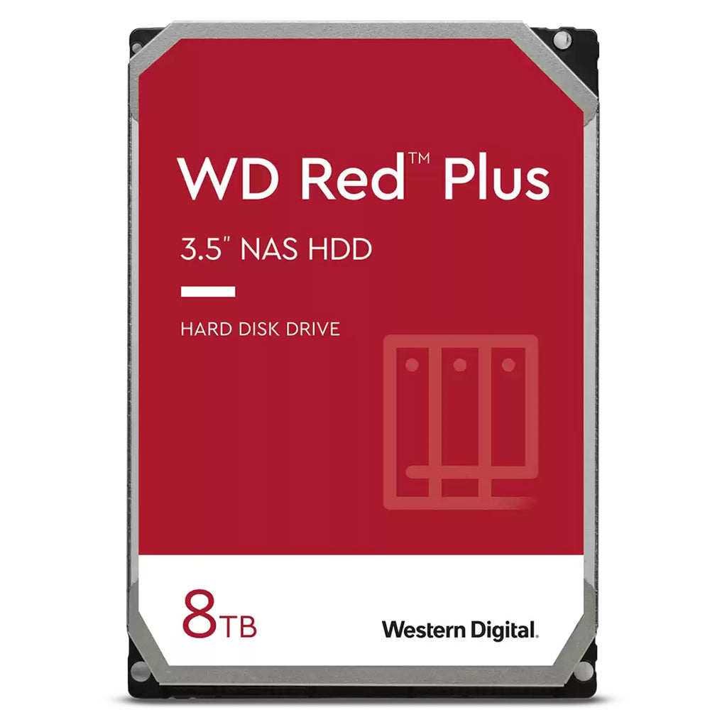 WD WD80EFPX 8TB Red Plus 3.5" 5640RPM SATA3 NAS Hard Drive(WD80EFPX) - 1