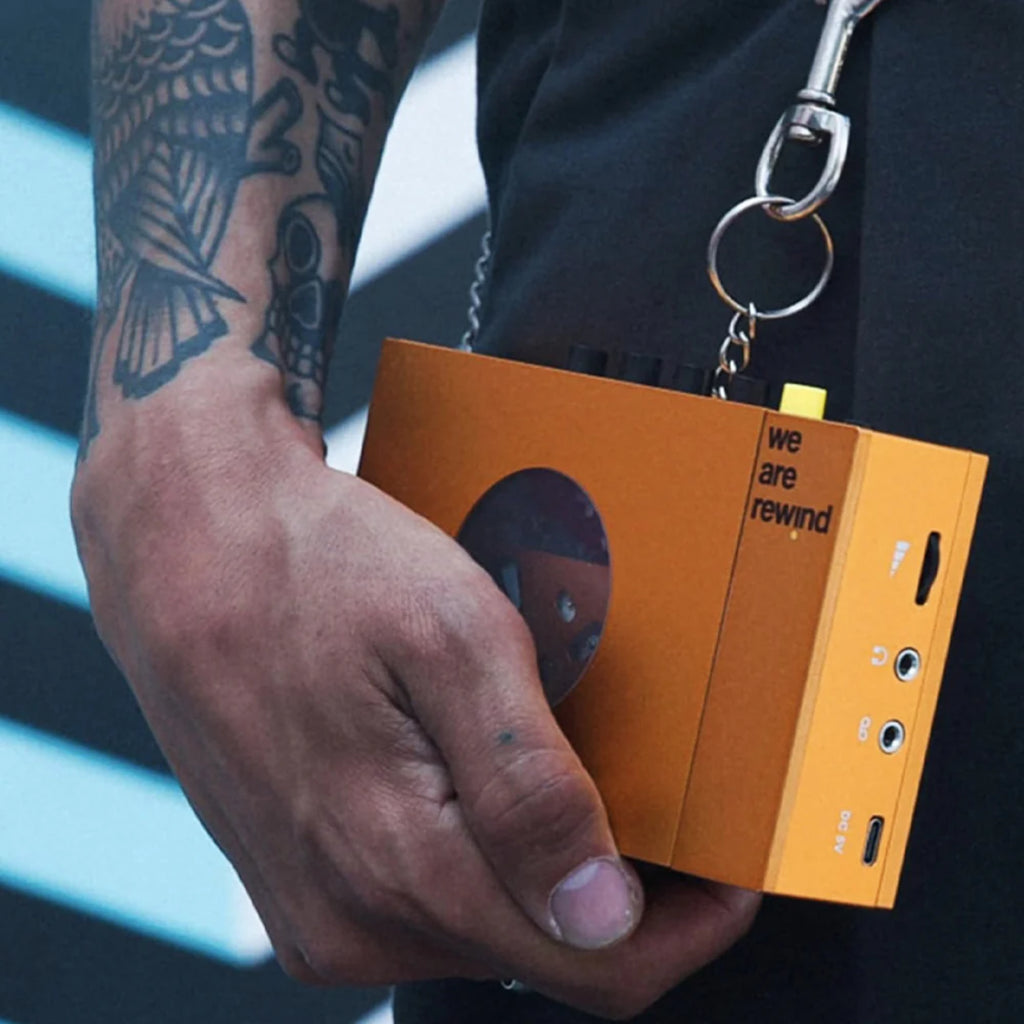 We Are Rewind Portable Cassette Player & Recorder - Orange(WE-001-O1) - 4