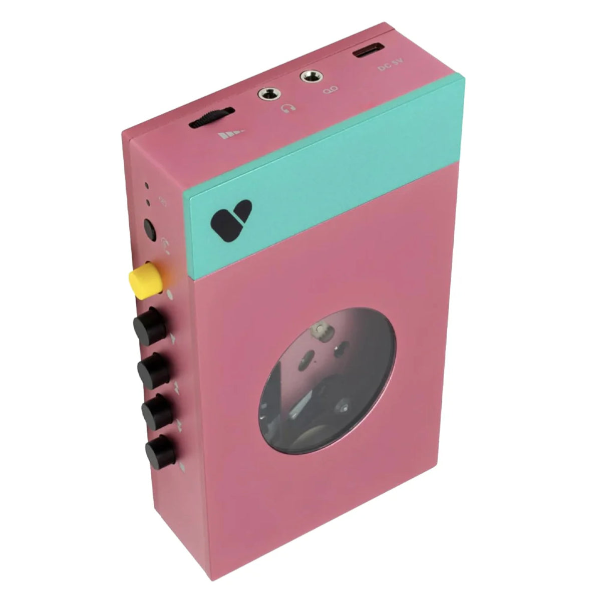 We Are Rewind Portable Cassette Player & Recorder - Pink & Green(WE-001-P1) - 2