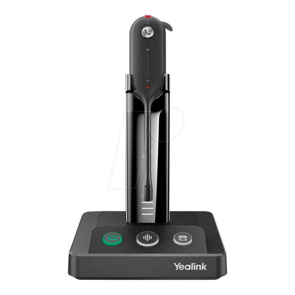 Yealink WH63 UC DECT Wireless Convertible Headset w/ Base Station(WH63-UC) - 2