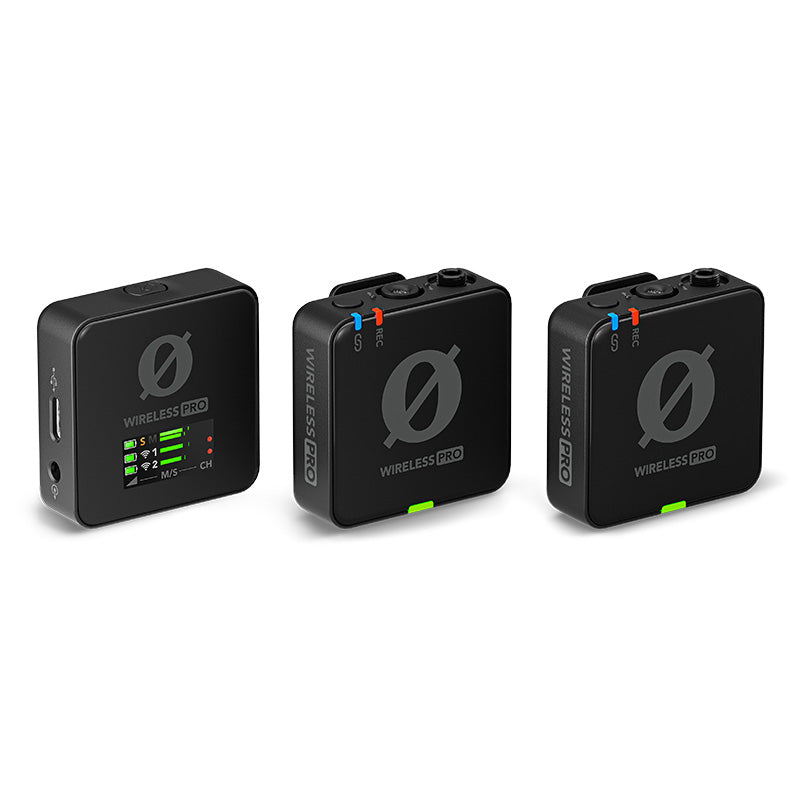 RODE Wireless PRO Dual Channel Compact Wireless Microphone System - Black(WIPRO) - 1