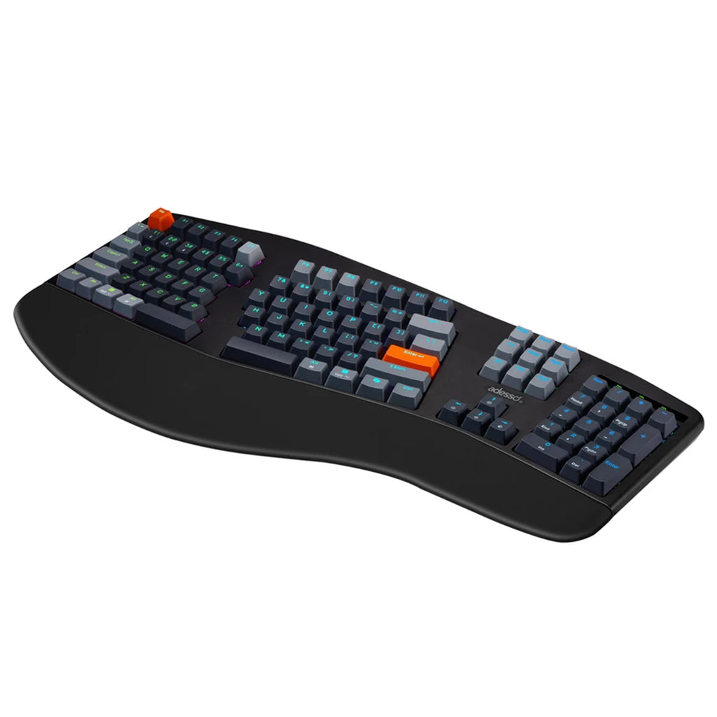 Adesso EasyTouch 1500 Wireless Ergonomic Mechanical Keyboard - MX Cherry Red Switch(EASYTOUCH 1500) - 2