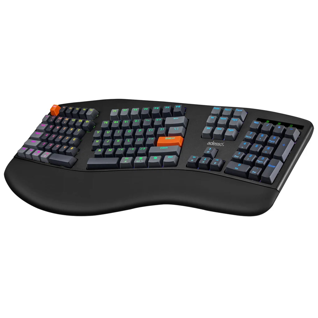 Adesso EasyTouch 1500 Wireless Ergonomic Mechanical Keyboard - MX Cherry Red Switch(EASYTOUCH 1500) - 3