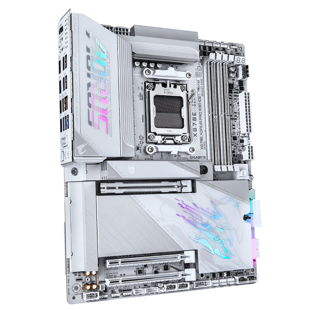 Gigabyte X870E A PRO X3D ICE AM5 ATX Motherboard(X870E AORUS PRO X3D ICE) - 3