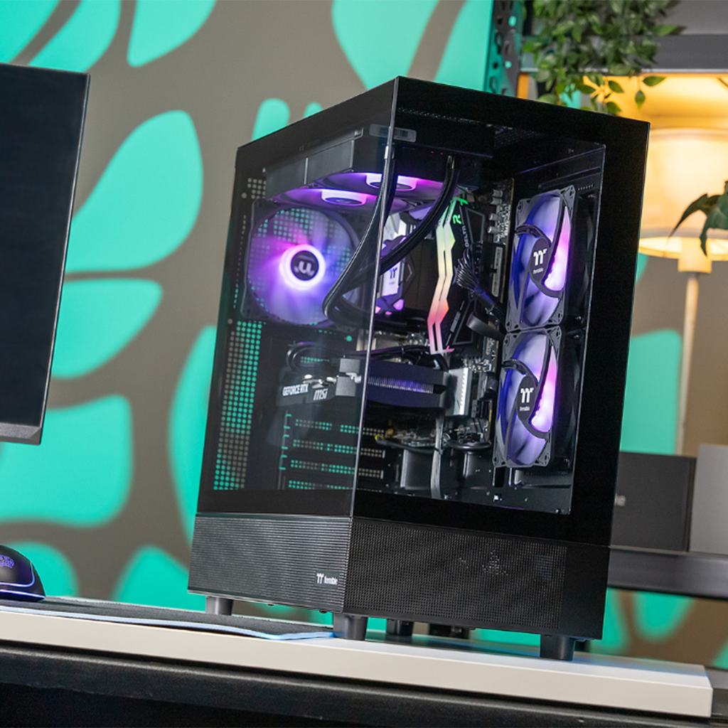 Thermaltake Horizon V2 Gaming PC - Ryzen 5 7500F 32GB RTX 5060 W11H(CA-4Q2-00D1WA-A1) - 4