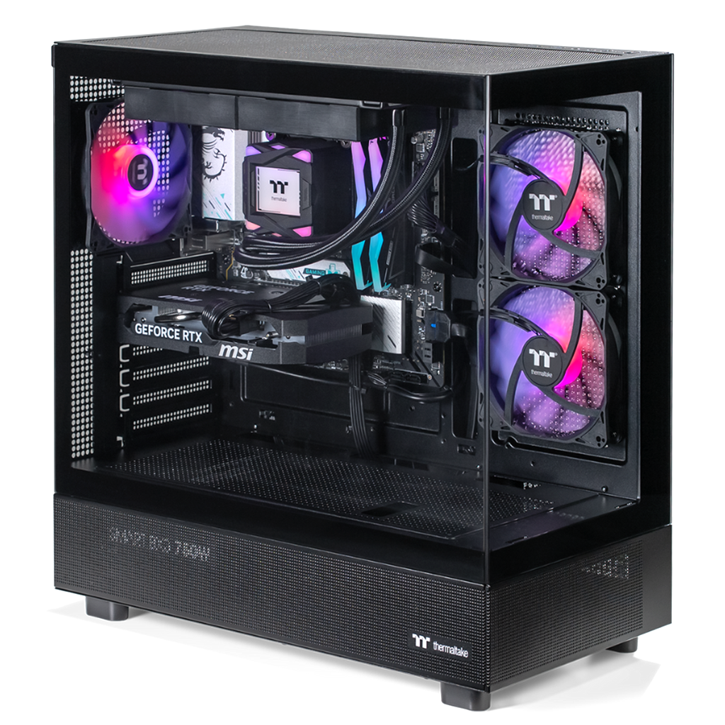 Thermaltake Horizon V2 Gaming PC - Ryzen 5 7500F 32GB RTX 5060 W11H(CA-4Q2-00D1WA-A1) - 1